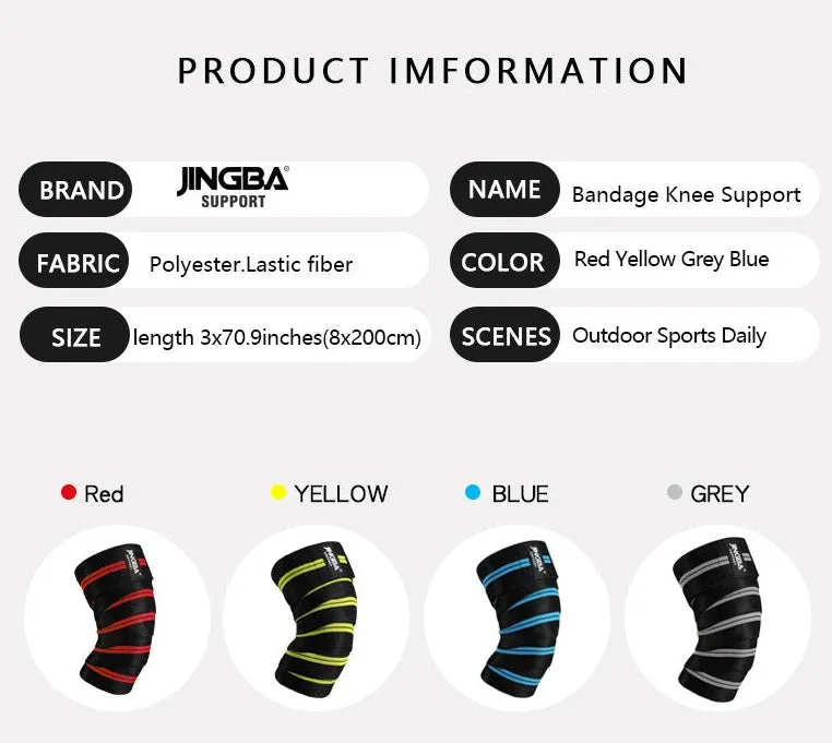 6324 Polyester Non-Slip Running Knee support Brace