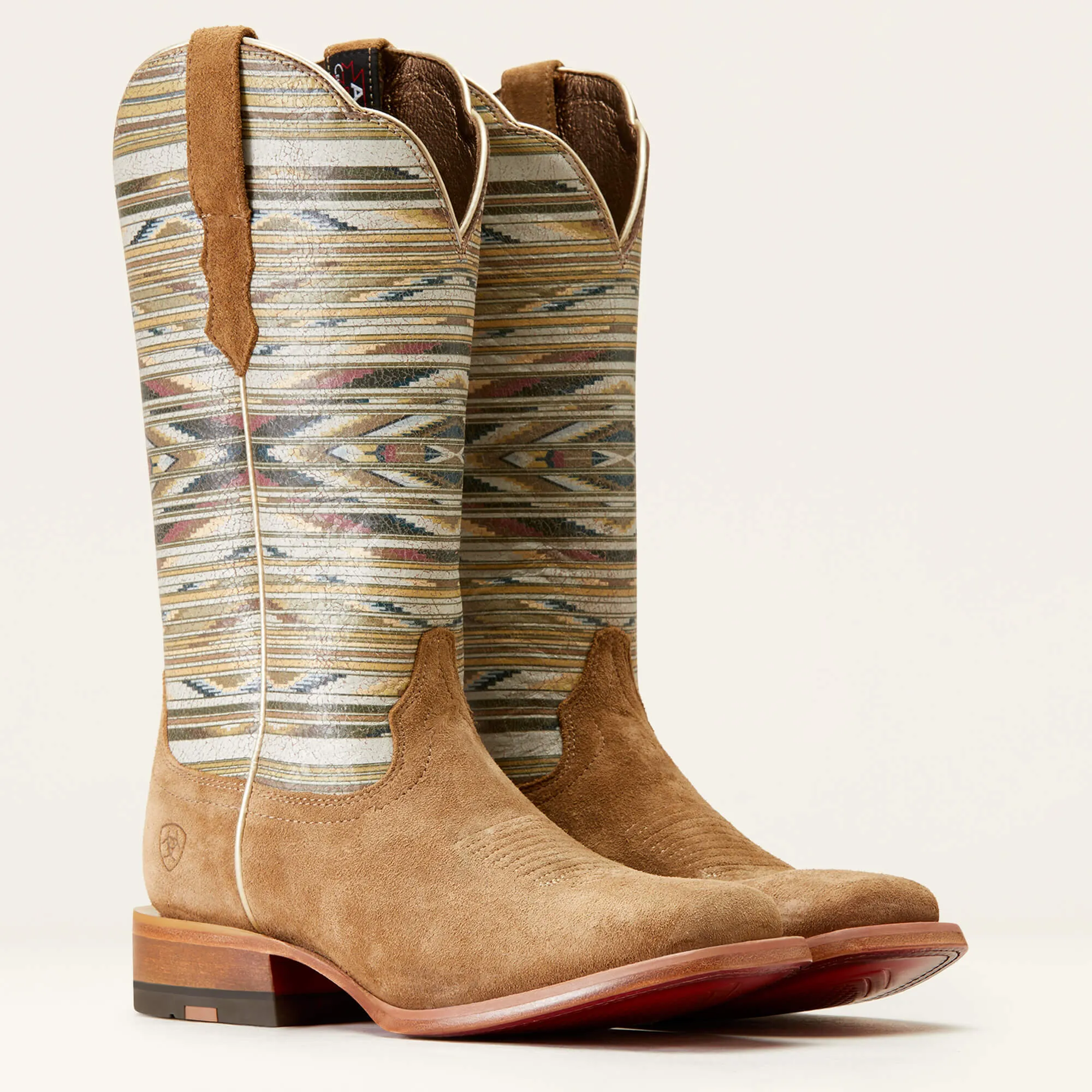 Ariat Women's Dijon Roughout Frontier Chimayo Western Boot