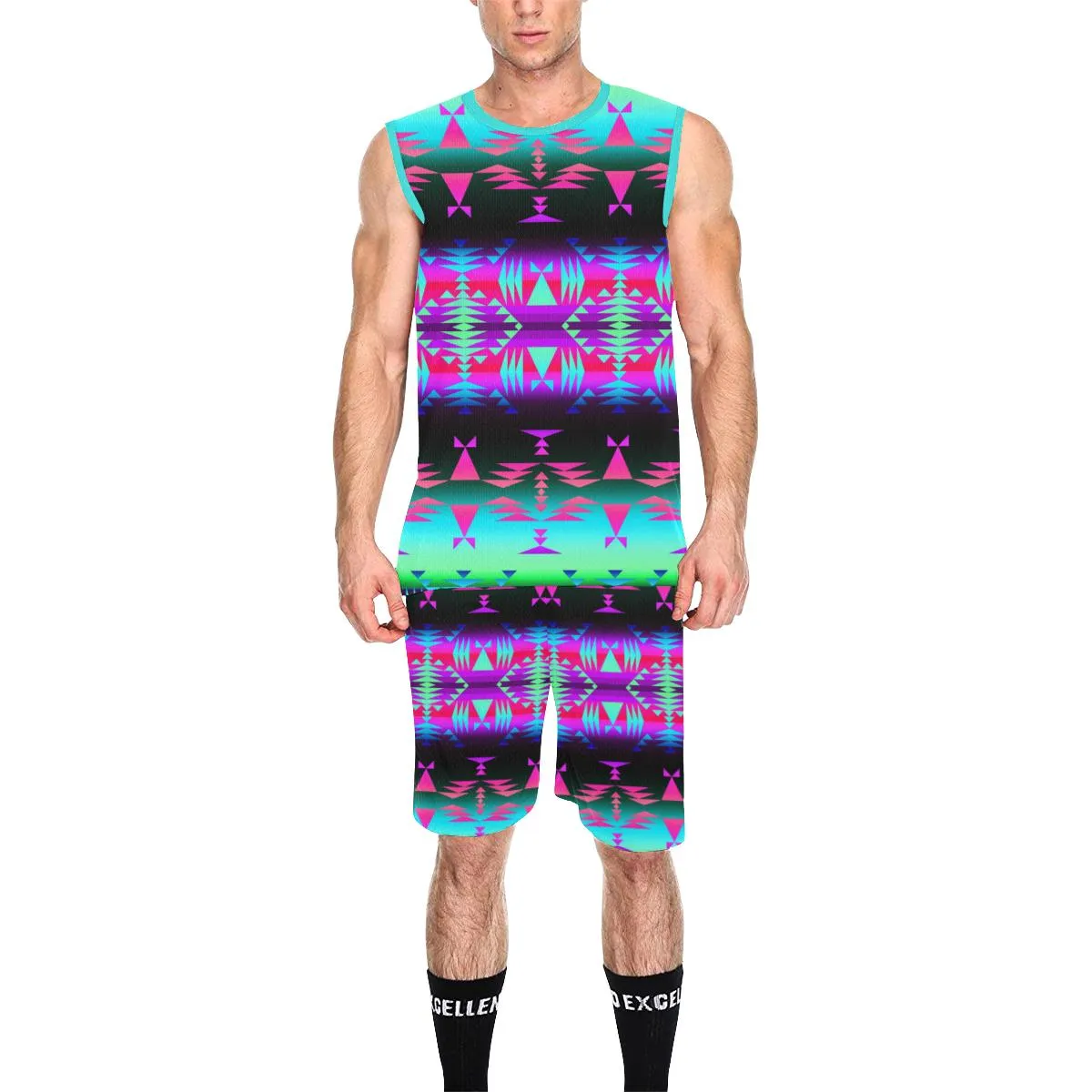 Between the Rocky Mountains Basketball Uniform