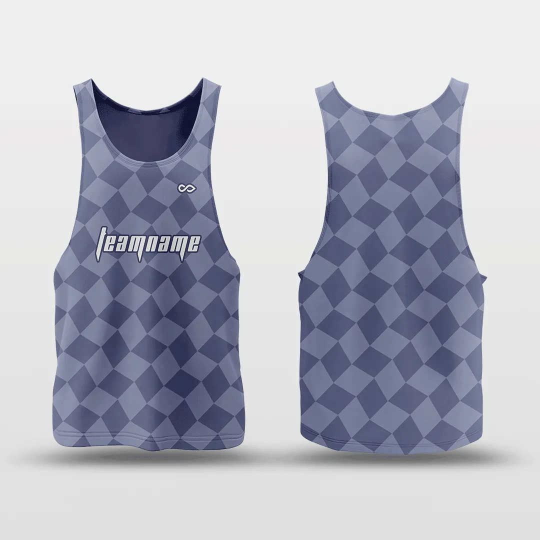Checkerboard - Customized Reversible Quick Dry Basketball Jersey