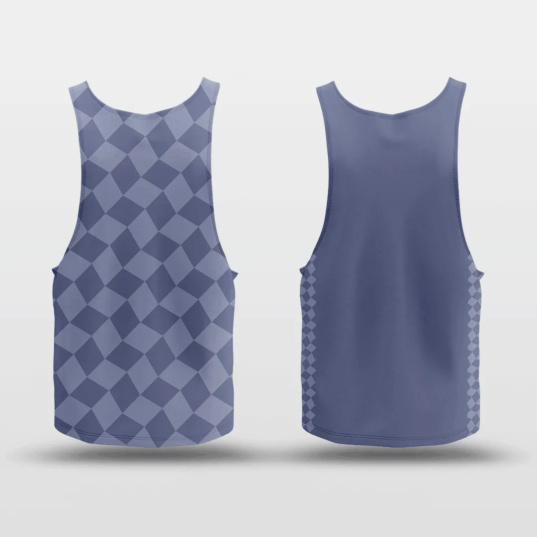 Checkerboard - Customized Reversible Quick Dry Basketball Jersey