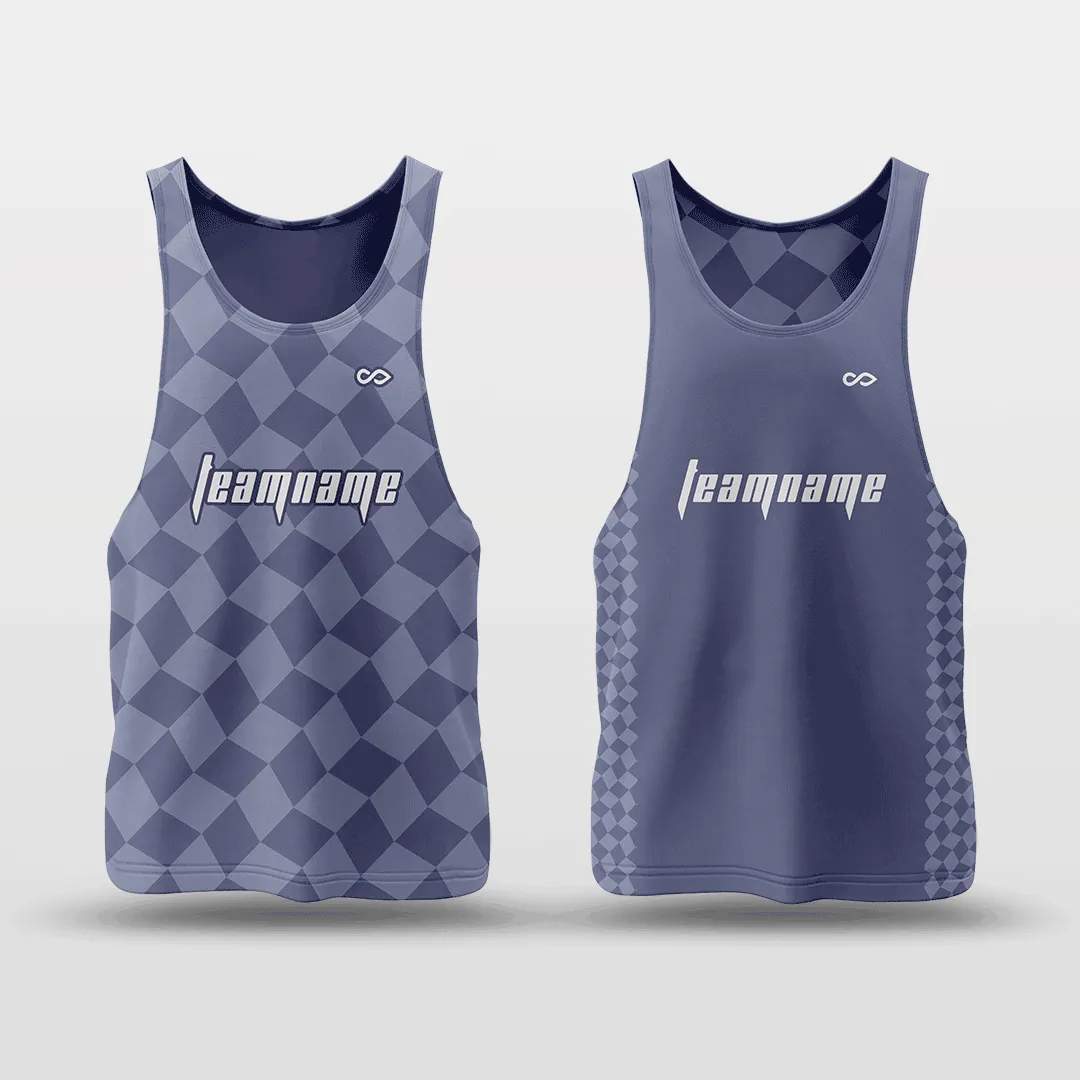 Checkerboard - Customized Reversible Quick Dry Basketball Jersey
