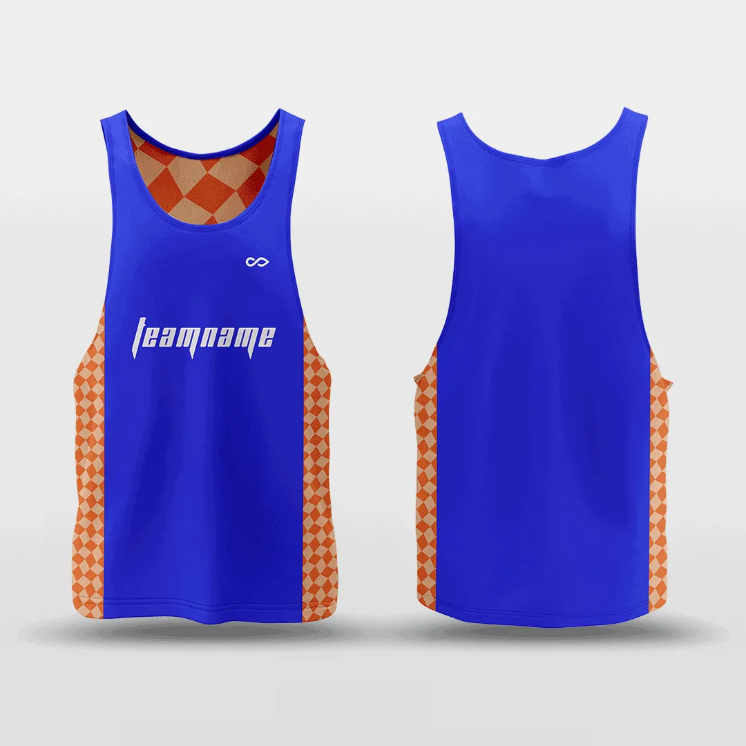 Checkerboard - Customized Reversible Quick Dry Basketball Jersey