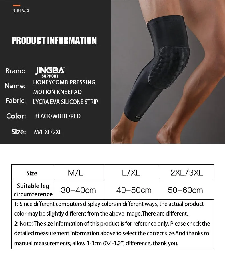 Compression Knee Support with Honeycomb Pads