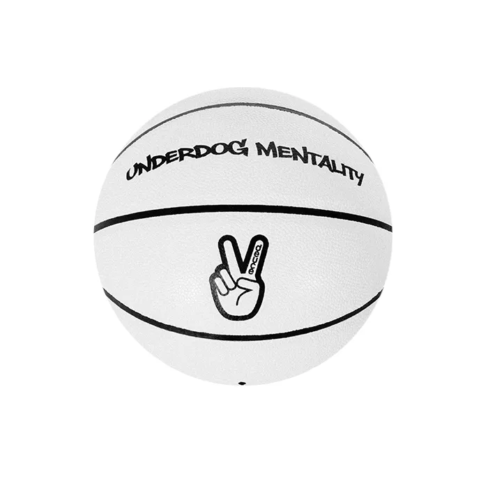 Deuce "Underdog Mentality" Basketball | White - - FINAL SALE