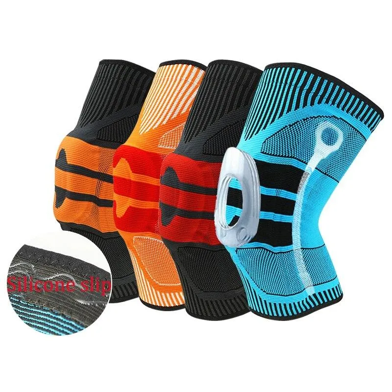 Outdoor Sports Knee Support Sleeve Basketball Running Support Protection Pad Cushion Basketball Compression Protection Leg