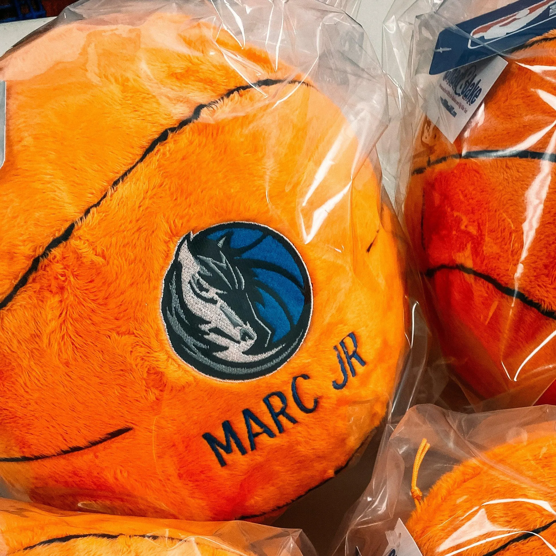 Personalized Dallas Mavericks Plush Basketball