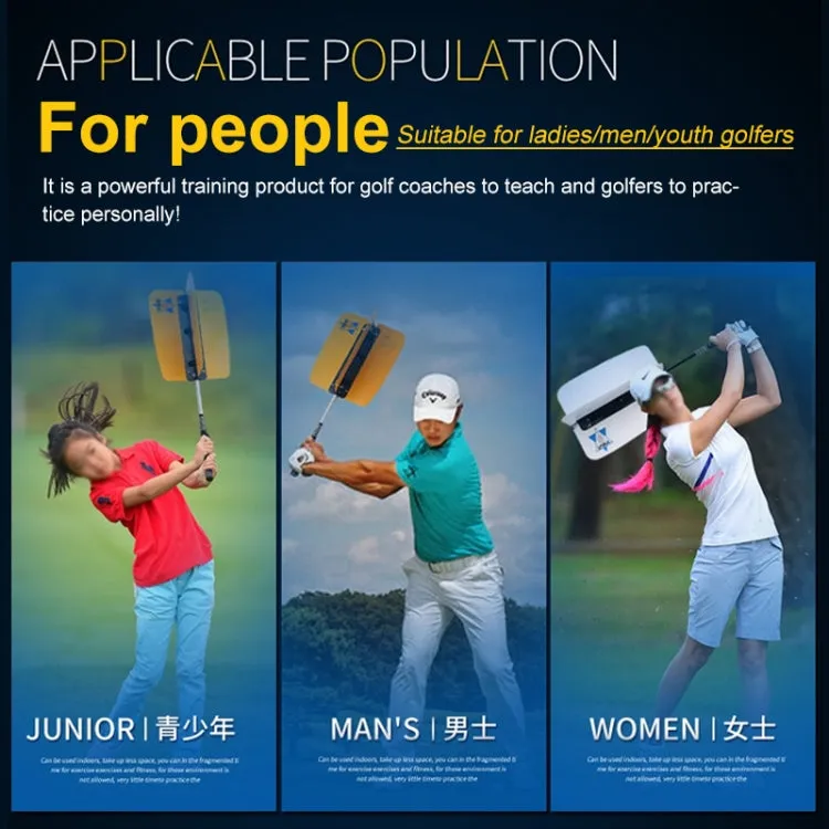 PGM Golf Warm-up Wind Swing Fan Resistance Practice Aid Trainer Training Guide